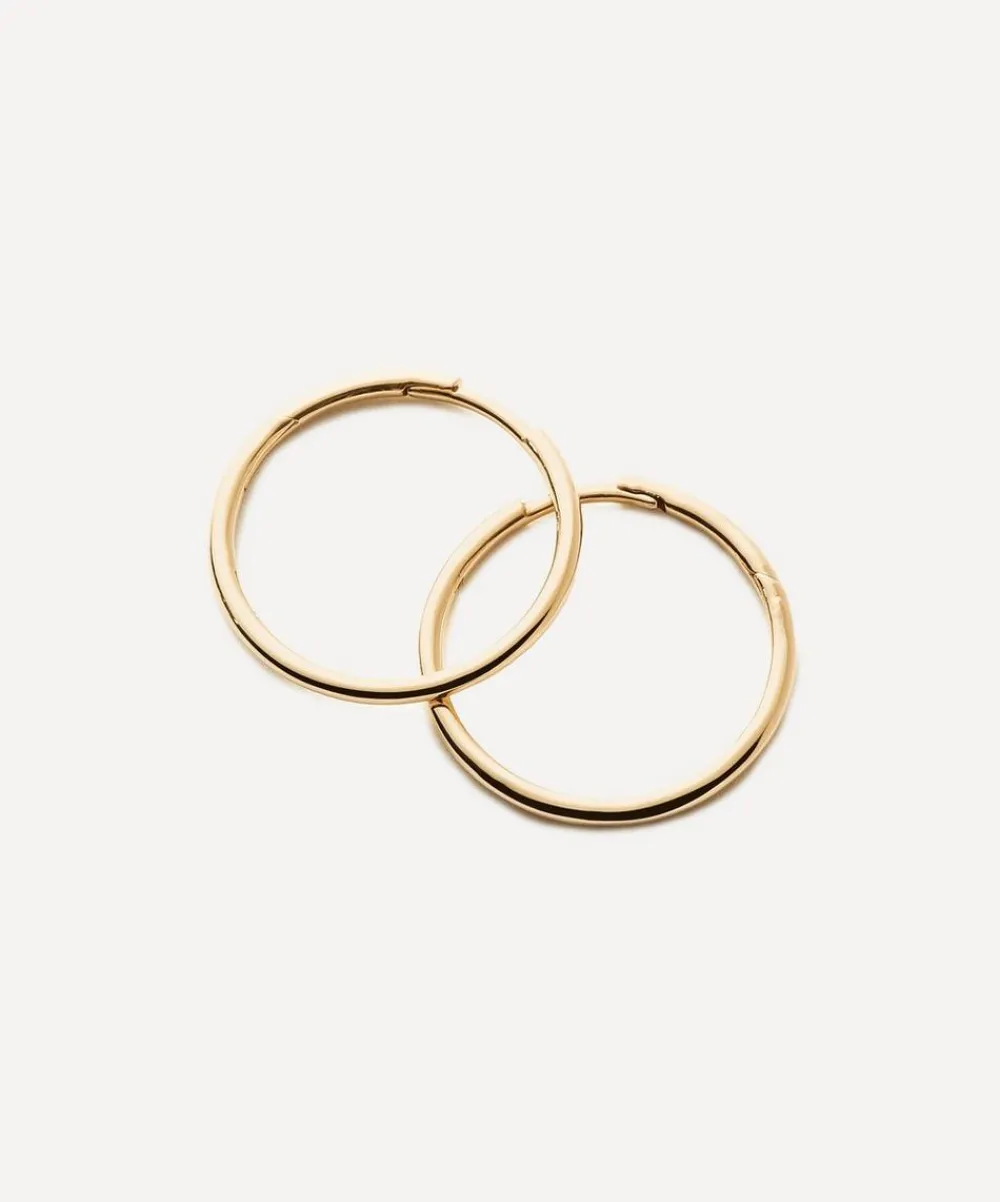 Missoma Earrings^14ct Gold Fine Classic Small Hoop Earrings