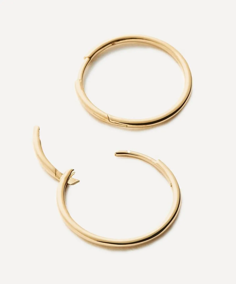 Missoma Earrings^14ct Gold Fine Classic Small Hoop Earrings