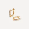 Missoma Earrings|Earrings^14ct Gold Fine Claw Huggie Hoop Earrings