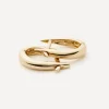 Missoma Earrings|Earrings^14ct Gold Fine Claw Huggie Hoop Earrings