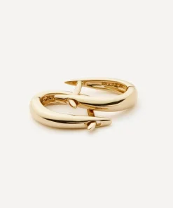 Missoma Earrings|Earrings^14ct Gold Fine Claw Huggie Hoop Earrings