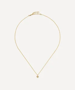 Missoma Necklaces|Necklaces^14ct Gold Fine Diamond Heart Mini Pendant Necklace