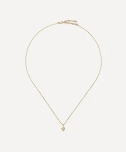 Missoma Necklaces|Necklaces^14ct Gold Fine Diamond Mushroom Mini Pendant Necklace
