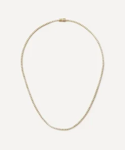 Missoma Necklaces|Necklaces^14ct Gold Fine Diamond Tennis Necklace