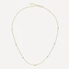 Missoma Necklaces^14ct Gold Fine Floating Diamond Necklace