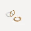 Missoma Earrings|Earrings^14ct Gold Fine Rope Huggie Hoop Earrings