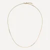 Missoma Necklaces^14ct Gold Fine Square Snake Chain Necklace