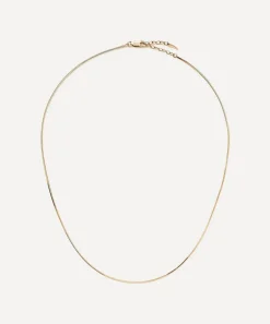 Missoma Necklaces^14ct Gold Fine Square Snake Chain Necklace
