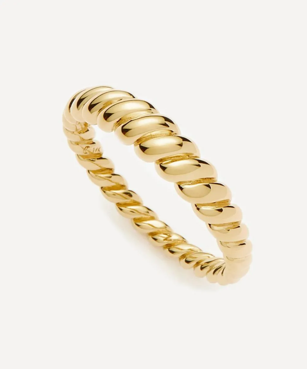 Missoma Rings|Rings^14ct Gold Fine Twisted Classic Ring