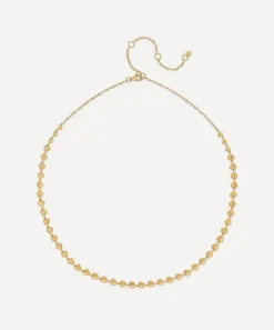 Dinny Hall Necklaces^9ct Gold Folded Heart Linked Necklace