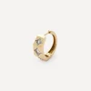 Marie Lichtenberg Earrings|Earrings^18ct Gold GM Ecrou Diamond Hoop Earring