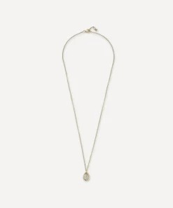 Mateo Necklaces|Necklaces^14ct Gold Green Amethyst Pendant Necklace