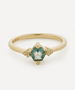 Suzanne Kalan Rings|Rings^14ct Gold Green Envy Topaz Diamond Ring