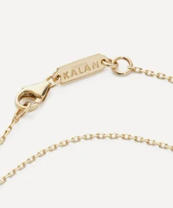 Suzanne Kalan Necklaces|Necklaces^14ct Gold Halo Blue Topaz Hex Pendant Necklace