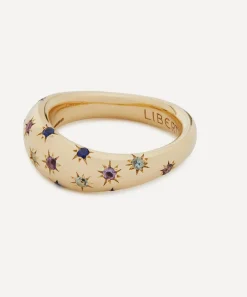 Liberty Rings|Rings^9ct Gold Handmade Ianthe Star Rainbow Ring