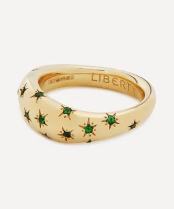 Liberty Rings|Rings^9ct Gold Handmade Ianthe Star Tsavorite Ring