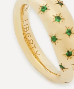 Liberty Rings|Rings^9ct Gold Handmade Ianthe Star Tsavorite Ring