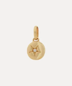 Liberty Charms & Pendants|Charms & Pendants^9ct Gold Handmade Ianthe Star Diamond Pendant