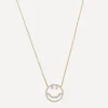 Roxanne First Necklaces|Necklaces^14ct Gold Have a Nice Day Diamond Pendant Necklace