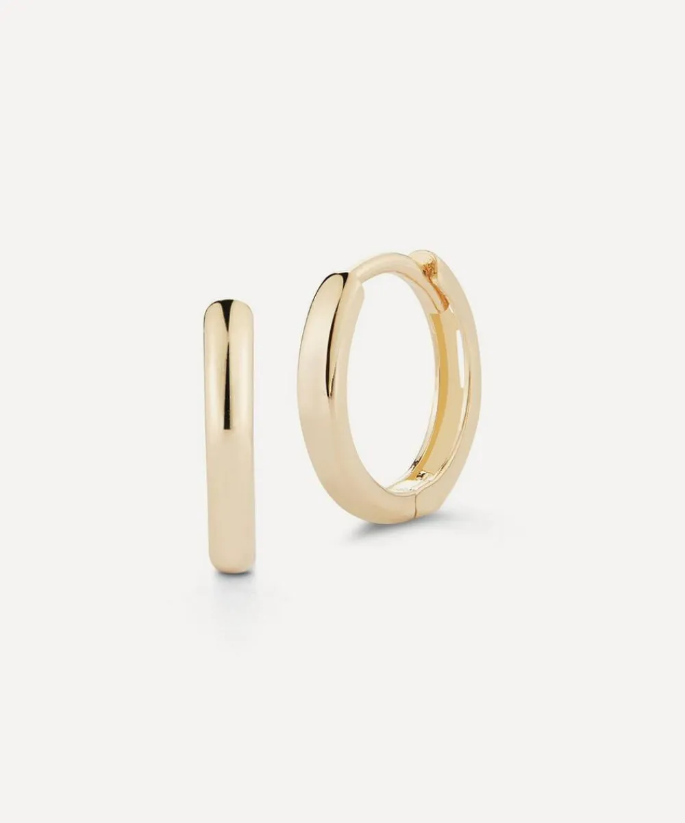 Mateo Earrings|Earrings^14ct Gold Huggie Hoop Earrings