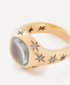 Liberty Rings|Rings^9ct Gold Ianthe Star Aquamarine Cocktail Ring