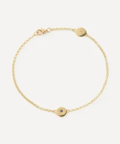 Liberty Bracelets|Bracelets^9ct Gold Ianthe Star Blue Sapphire Bracelet