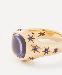 Liberty Rings|Rings^9ct Gold Ianthe Star Iolite Cocktail Ring