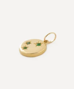 Liberty Charms & Pendants|Charms & Pendants^9ct Gold Ianthe Star Large Tsavorite Pendant