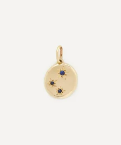 Liberty Charms & Pendants|Charms & Pendants^9ct Gold Ianthe Star Large Blue Sapphire Pendant