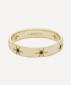 Liberty Rings|Rings^9ct Gold Ianthe Star Sapphire Band Ring