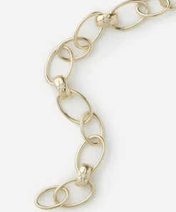 Liberty Bracelets|Bracelets^9ct Gold Ianthe Star Three Link Diamond Bracelet