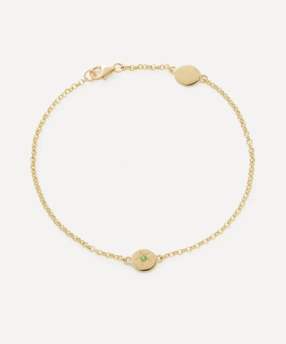 Liberty Bracelets|Bracelets^9ct Gold Ianthe Star Tsavorite Bracelet
