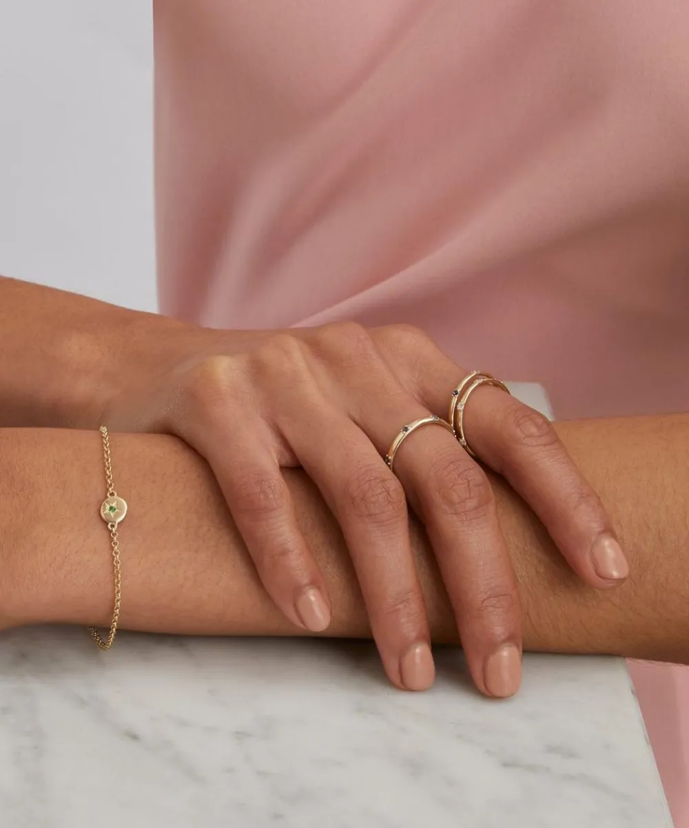 Liberty Bracelets|Bracelets^9ct Gold Ianthe Star Tsavorite Bracelet