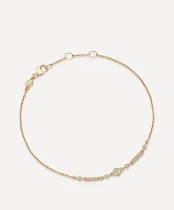 Astley Clarke Bracelets^14ct Gold Icon Nova Mini Diamond Bracelet