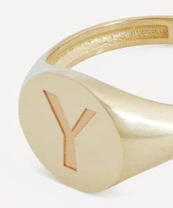 Liberty Rings|Rings^9ct Gold Initial Signet Ring - Y