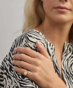 Liberty Rings|Rings^9ct Gold Initial Signet Ring - R