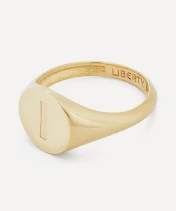 Liberty Rings|Rings^9ct Gold Initial Signet Ring - I