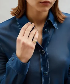 Liberty Rings|Rings^9ct Gold Initial Signet Ring - S