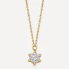 Astley Clarke Necklaces^14ct Gold Interstellar Solitaire Pendant Necklace