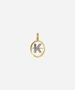 Annoushka Charms & Pendants|Charms & Pendants^18ct Gold K Diamond Initial Pendant