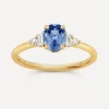 Dinny Hall Rings|Rings^18ct Gold Katie Cornflower Blue Sapphire And Diamond Ring