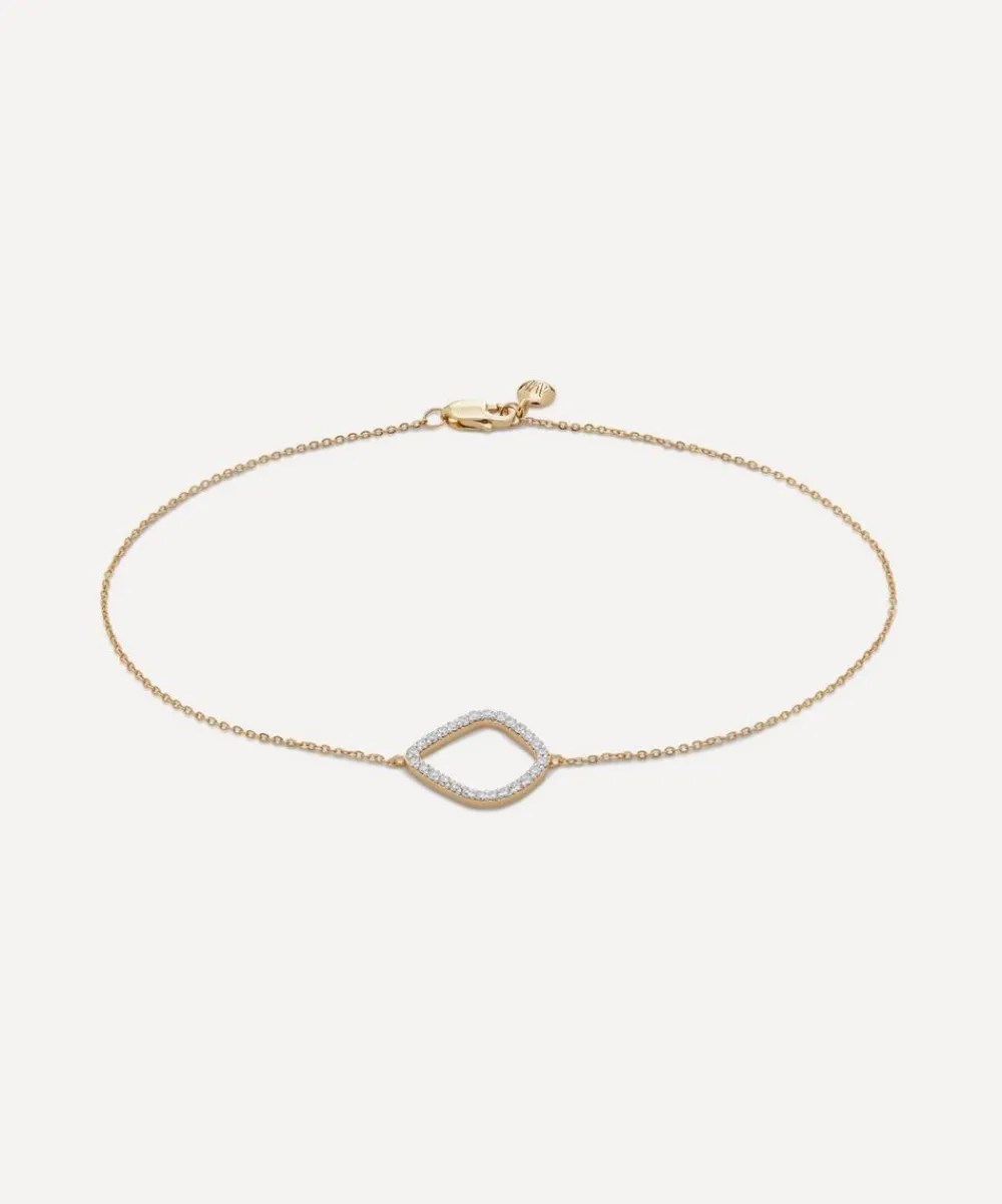 Monica Vinader Bracelets^14ct Gold Lab-Grown Diamond Riva Kite Chain Bracelet