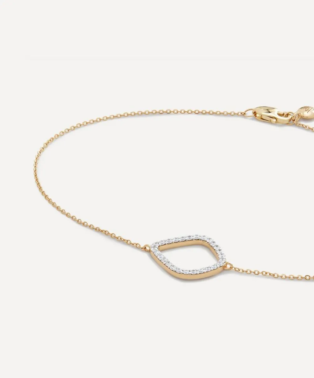 Monica Vinader Bracelets^14ct Gold Lab-Grown Diamond Riva Kite Chain Bracelet