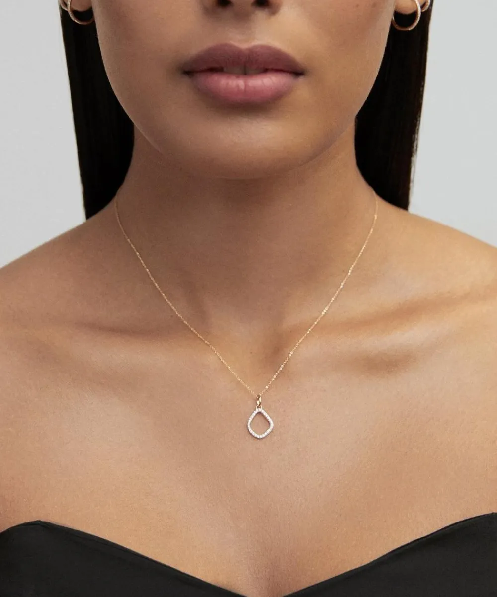 Monica Vinader Charms & Pendants^14ct Gold Lab-Grown Diamond Kite Pendant Charm