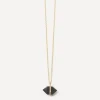 Melissa Joy Manning Necklaces^14ct Gold Large Herkimer Black Onyx Pendant Necklace