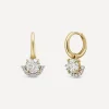 Dinny Hall Earrings^14ct Gold Libby Diamond Drop Earrings