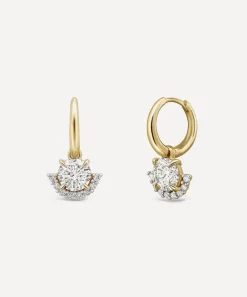 Dinny Hall Earrings^14ct Gold Libby Diamond Drop Earrings