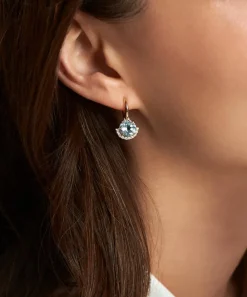 Dinny Hall Earrings|Earrings^9ct Gold Libby Topaz and Diamond Drop Earrings