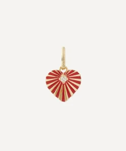 Gigi Clozeau Charms & Pendants|Charms & Pendants^18ct Gold Limited Edition Heart Lumière Diamond Pendant