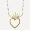 Acanthus Necklaces^14ct Gold Love Victorious Charm Holder Necklace
